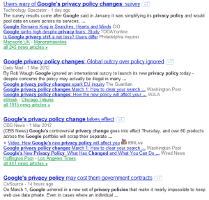 Google's privacy policy - the uproar
