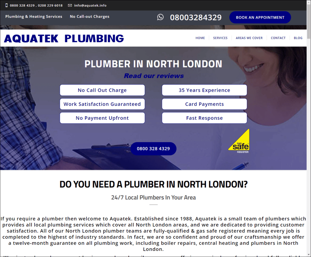 Clear communication. Looking for an emergency plumber?